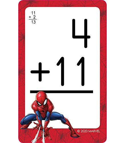 Marvel Addition Flash Cards With Numbers 0-12, Addition Flash Cards 1St Grade, 2Nd Grade, And 3Rd Grade, Learning Math Addition Flash Cards For Ages 6+, Math Readiness Practice #TOP3