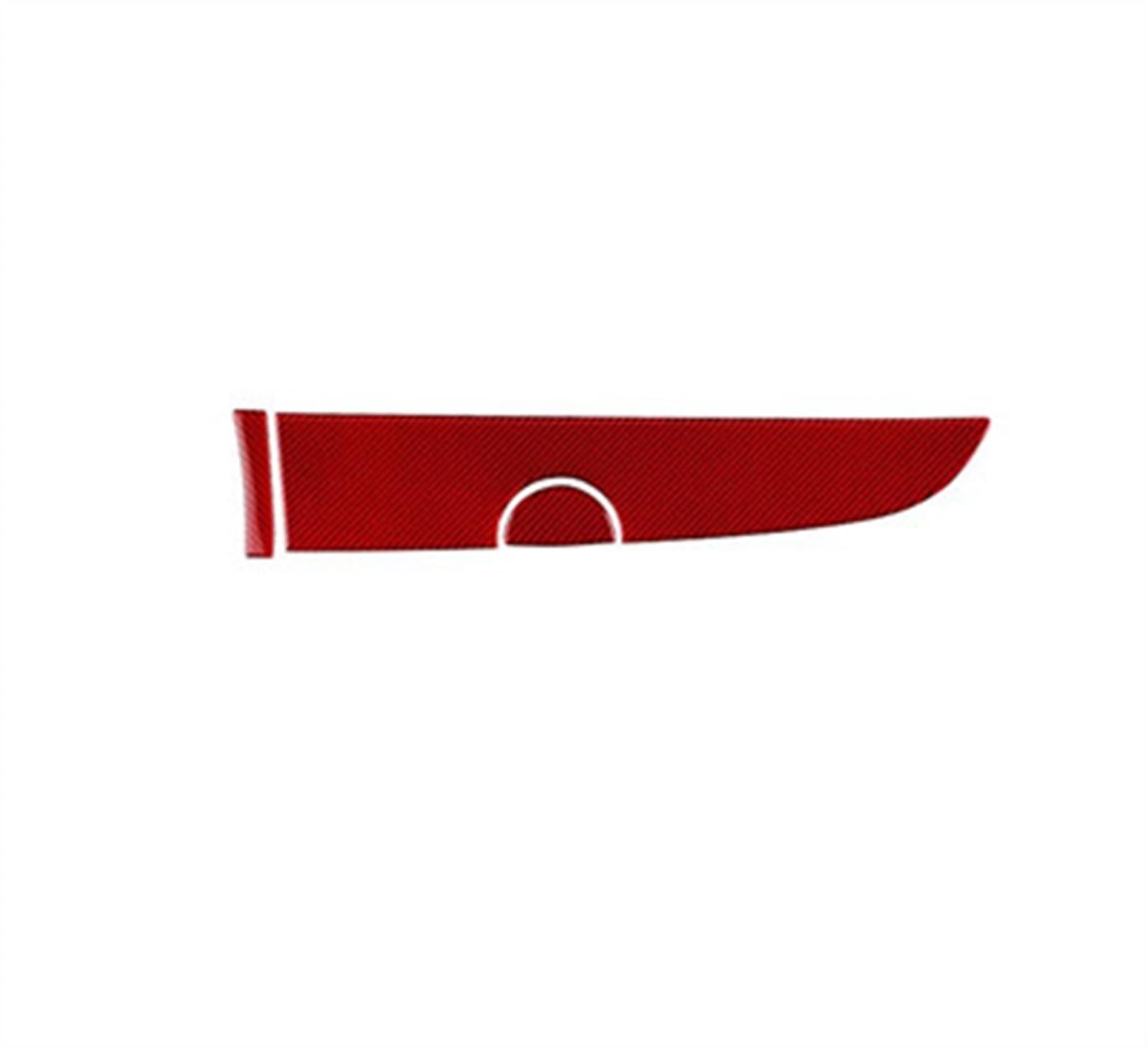 Piwine Lhd Co-Pilot Red Car Interior Styling Accessories Main Driver Panel Trim Sticker For Fiat 500 2011 2012 2013 2014 2015