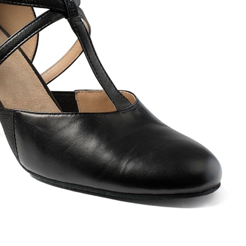 3" Heel T-Strap Broadway Cabaret Shoe, Professional Dance Shoes for Women, Support and Comfort- Roxy - SD1532