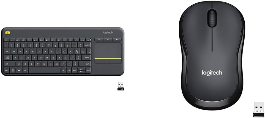 Logitech K400 Plus Wireless Touch TV-Toetsenbord met