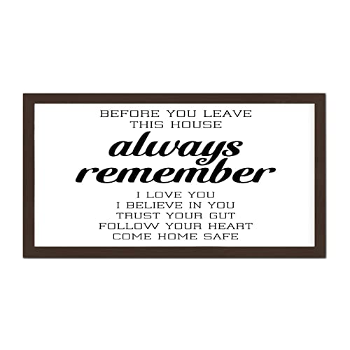 Panneau en bois I Love You de 30x55 cm pour déco murale