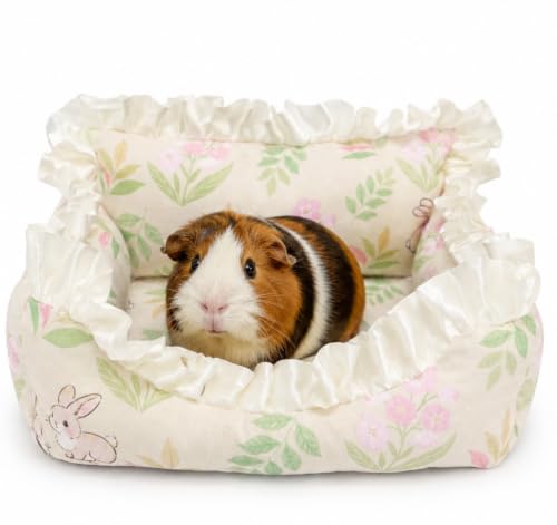 wigmoa Guinea Pig Bed Hideout, Rabbit and Hamster Cage Bed GP-H