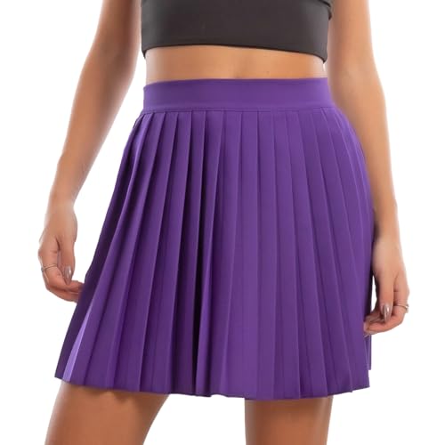 Jupe plissée évasée Toocool style tennis et skateboard, la jupe femme fluide de qualité VB-7722