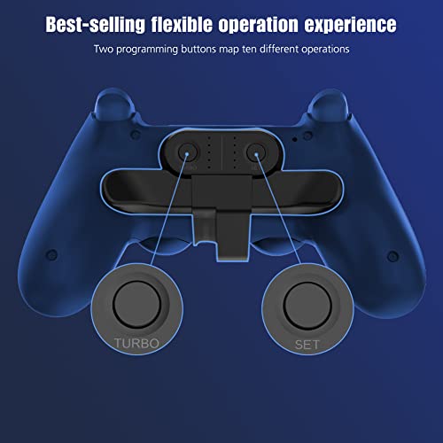 Iwgame MZ-1350 Paddles For Ps4 Controller, Back Button Attachment For Ps4, Controller Paddles For Ps4, Controller Accessories For Ps4, Turbo Function,Memory Function,Plug And Play thumb #2