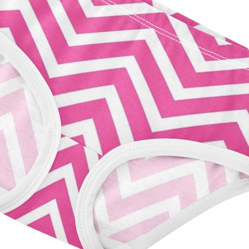 Girls' Underpants Kids Cotton Underwear Panties Briefs For Girl Age 2-8 Years Ripple Zigzag Geometric Shapes4