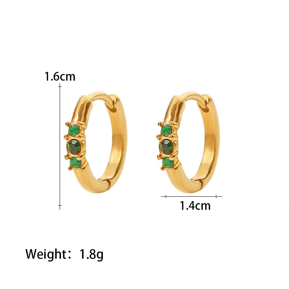 CFWSHJ Creolen aus 14-Karat-Massivgold über S925-Sterlingsilber, Set mit Perle und Moissanit, Klassische Vintage-Creolen, Luxus-Brautschmuck für Frauen
