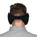 Cabf Winter ear muffs,Cold Weather Ear Warmers, Plain Color Classic Earmuffs, Winter Accessory Outdoor Ear Muffs, Unisex and thickened style. (Black)