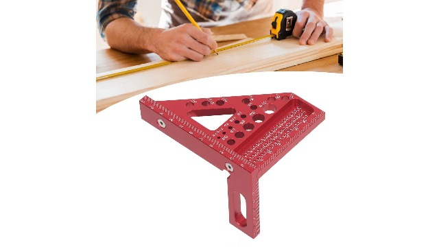 Transportador de Medición Multiángulo de Aleación de Aluminio miniatura 6