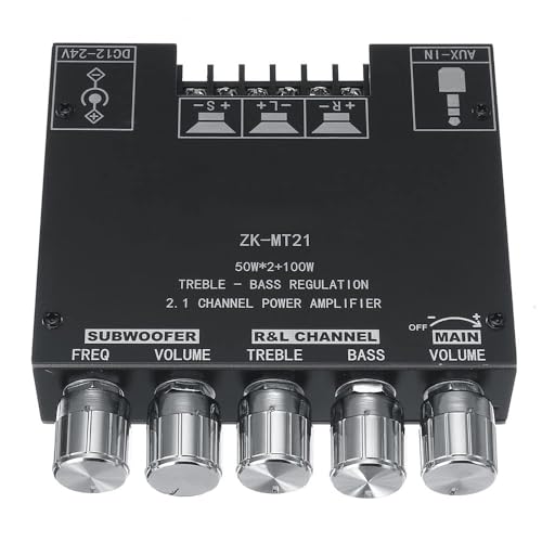 WANGCL Audio-Verstärkermodul ZK-MT21 2,1-K Bluetooth Digital Leistungsverstärker-Platine
