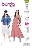  Burda Style Katalog-Schnittmuster Maxikleid und Tunika-Bluse  Damen, Gr. 34-44  Nählevel: Mittel #6040