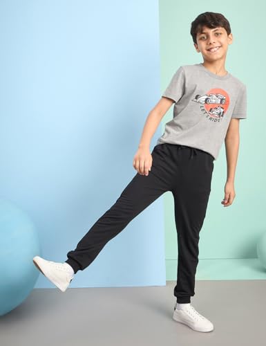 Image of Amazon Brand - Symbol Boys 100% Cotton Graphic Printed Half Sleeves T-Shirt | Age 6-14 Years (Available in Combo Pack of 3 and 5)