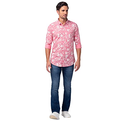 Image of Spykar Full Sleeves Slim Fit Shirt for Men