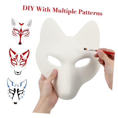 Masque de renard Abaodam de qualité pour mascarade et grand bal - 6