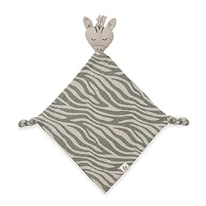 hauck Cuddle N Play Zebra Sage Schnuffeltuch 25x25