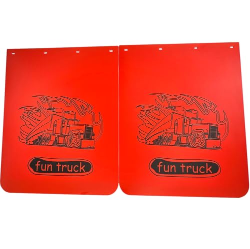 Image of BST BSSP Universal Mud Flaps for Semi Trucks, 24 ''X30'' Straight Heavy-Duty Mud Flap Polymer Semi -Truck Mud Flaps for Freightliner Kenworth Peterbilt International Mud Guards Splash Flaps