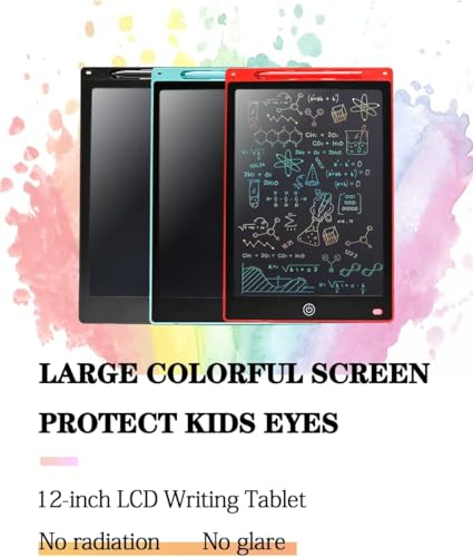 Image of LCD Writing Tablet with Stylus Pen, Electronic Colorful Screen Magic Slate Doodle Drawing Board Pad Scribbler Educational Learning Tool for Kids Adults-Multicolor