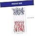 BESPORTBLE 4pcs Basketball Net Replacement Tear-Resistant for Basketball Training and Games Weather Resistant Easy Install