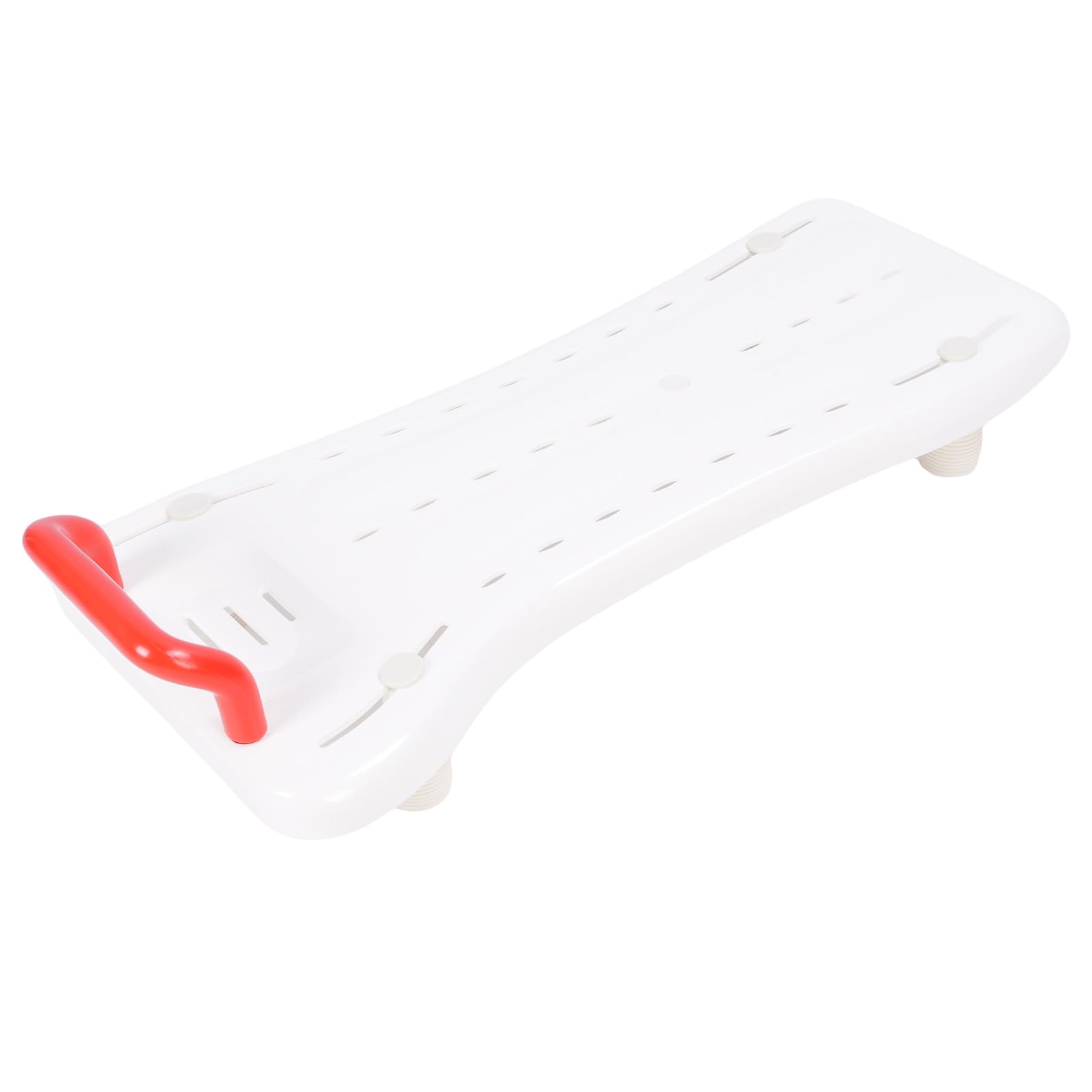 Generic Ławka do Wanny Antypoślizgowa, Solidna, Obrotowa o 360 Stopni Ławka Prysznicowa z Uchwytem do łazienki z Tworzywa Sztucznego 75,5 X 34,5 Cm