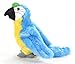 The Petting Zoo Blue Macaw Stuffed Animal Plushie, Gifts for Kids, Wild Onez Wildlife Animals, Parrot Plush Toy 9 inches
