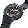 Casio Unisex 46.00mm Quartz Watch with Black Analogue - Digital dial and Black Resin Strap GMA-S2100-1AER #5