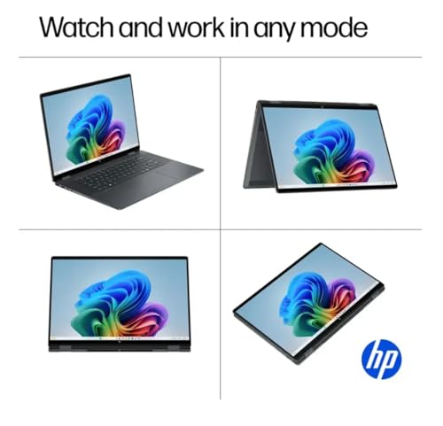 Image of HP 2025 OmniBook X Flip (Next Gen Envy x360) 2-in-1 Touchscreen Laptop (16 inch FHD+, Intel Core Ultra 7 256V, 16GB RAM, 1TB SSD, AI Copilot+ PC for Creator, Designer, Win 11 W /Stylus Pen