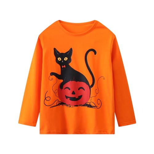 Image of Girl Long Sleeve Shirts Christams Tops Tees Cotton Casual Stripe Crewneck Graphic Jersey Tunic T-Shirts 3 Packs Sets