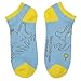 Bioworld Dr. Seuss Character Art Women's 5-Pair Ankle Socks-OSFA