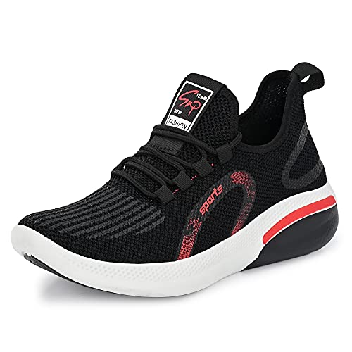 Image of Klepe Black Red Running Shoes