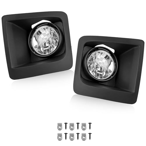 RP Remarkable Power, Fog Lights for 2014-2015 Sierra 1500 Driving Bumper Lamps Left and Right Pair