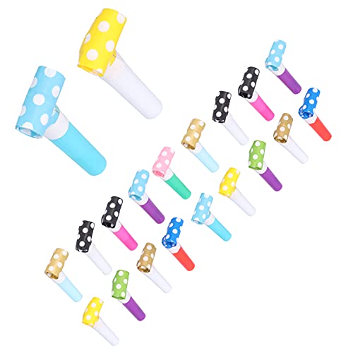 Chifres de Sopro de Festa, 20 Conjuntos de Sopradores de Festa, Bom Artesanato para Banquete de Fest