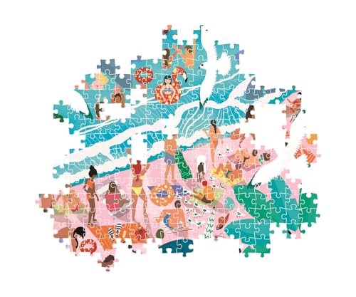 Puzzle Compact 1000 pièces : Dimanche à la Plage Clementoni Puzzles - vue 6