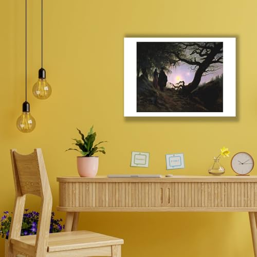 Grande impression d'art mate Caspar David Friedrich édition premium