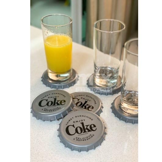 Porta Copos Coca-Cola Vermelho e Branco