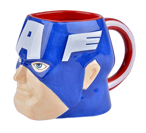 Taza Capitán América, 3D 384.45 ml