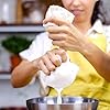 4 Pack Nut Milk Bag 12 x 8 Inch Nut Bag Strainer Reusable Nylon Cloth Bags for Straining 200 Mesh Fine Mesh Bags for Straining Fruit Juice Coffee Yogurt Cheese Tofu Cold Brew Filter