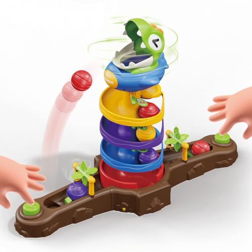 Dinosaur Ball Drop Spin Toy