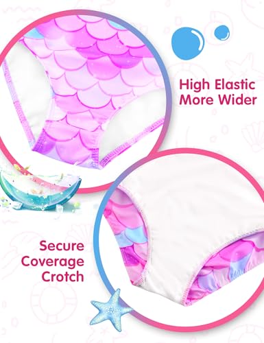 Image of Girls Swimsuit One Piece Ruffles Bathing Suit Kids' Swimwear Quick Dry Summer Beach for 2-14Y