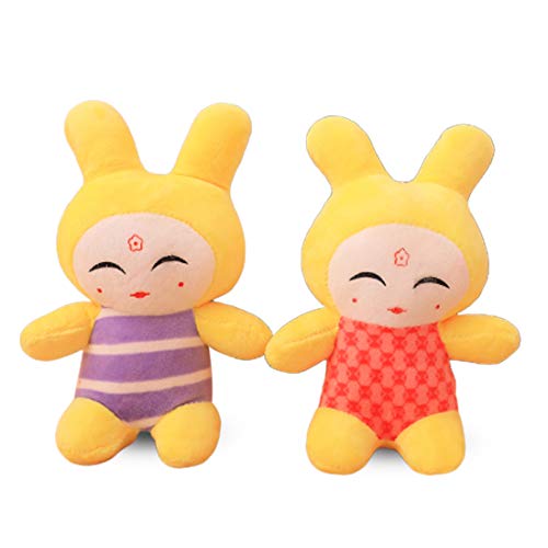 Image of KEKEMI Non-Toxic Hugable Cute Stuff Teddy Bear Soft Toys for Kids /Gift, Size 7 Inches (Pack of 2)
