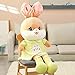 Lulihhhh 60CM-100CM Huggable Lovely Carota Coniglio Peluche per Bambini Peluche Coniglietto Bambola Bambini Kawaii Ragazza Carina Che Dorme con Cuscino Giocattolo Bambola-100cm,Verde