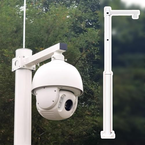 Poteau de surveillance haute résistance pour caméra dome extérieure
