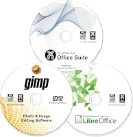 Office 2026 + LibreOffice + GIMP Photo Editing Software CD | MS Office Alternative -Open, Edit & Create Word, Excel, PowerPoint & Photoshop Files | One Time Purchase + Lifetime License | Windows & Mac
