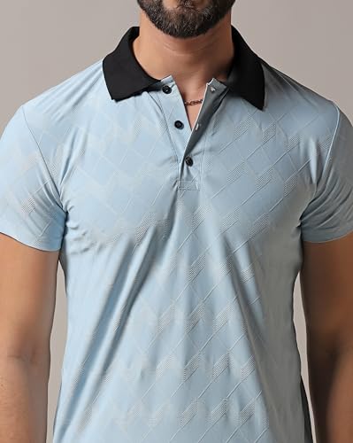 Image of TOPLOT Men's Regular Fit Polo T-Shirt
