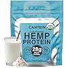 Cantein Organic Hemp Protein Powder, Plant Based and Vegan Protein Shake, Lactose and Dairy Free, Gluten Free, Clean and Natural- Unflavored (20 Servings)