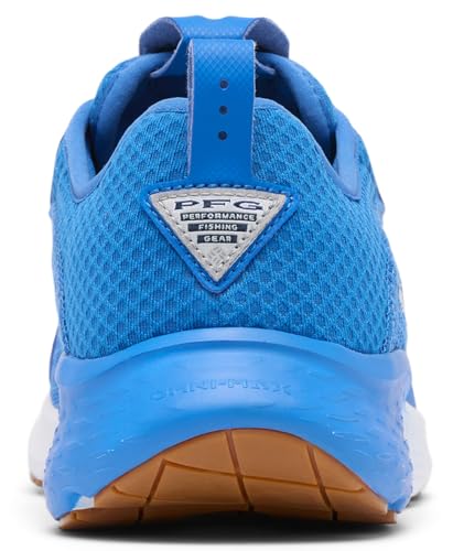 Columbia Men's Castback PFG, Vivid Blue/Red Spar, 11.5