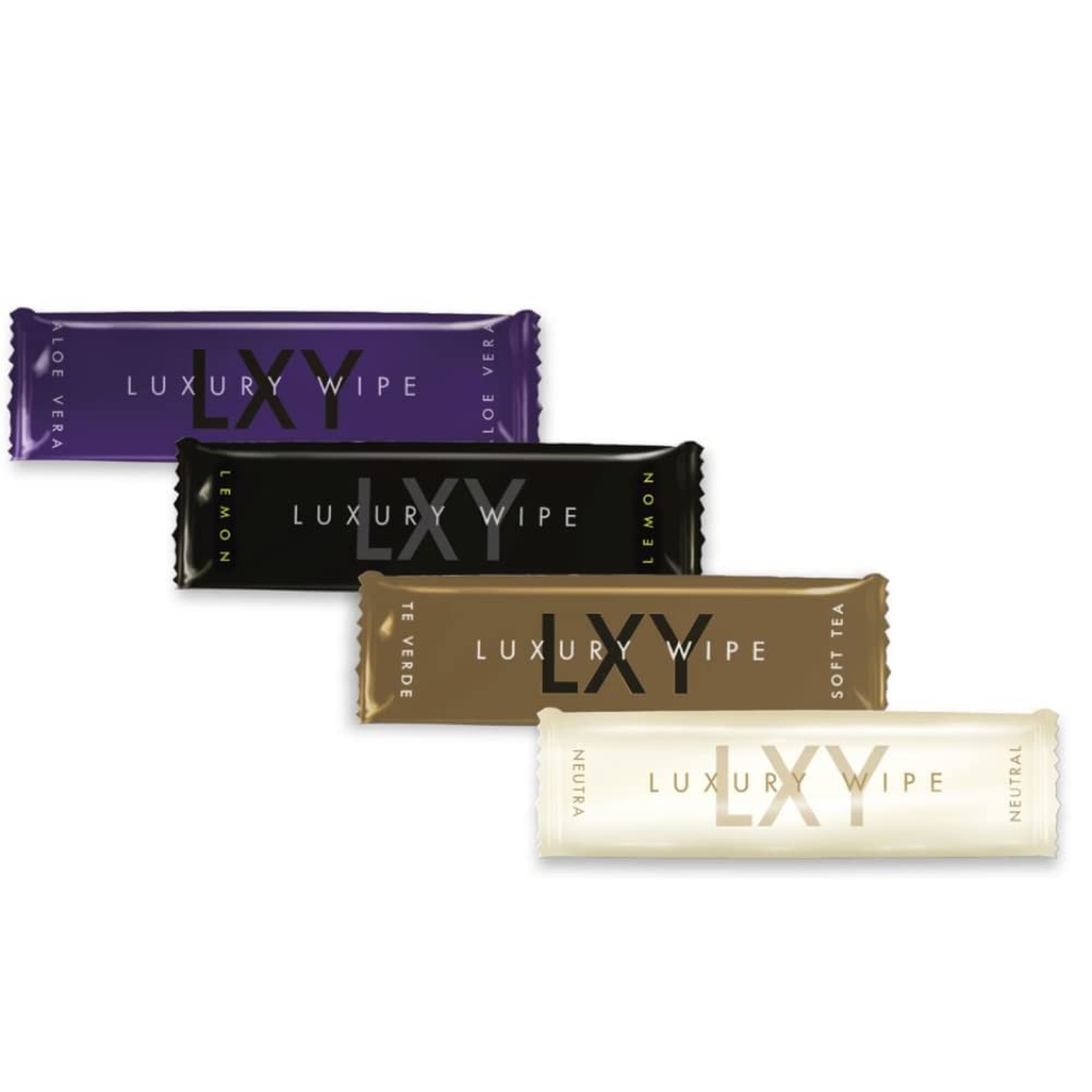 Toallitas LXY Limón | Fabricadas en tejido sin tejer | Superficie suave microperforada, no se rompen y no dejan residuos | Pack de 200 unidades
