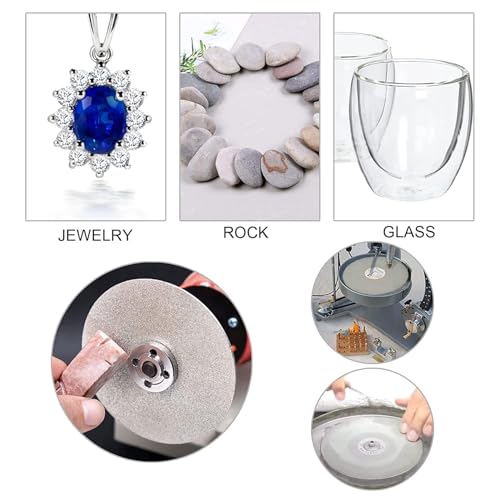 Disques de roue diamantés plats DZQ grain 120 pour façonner la pierre - 4