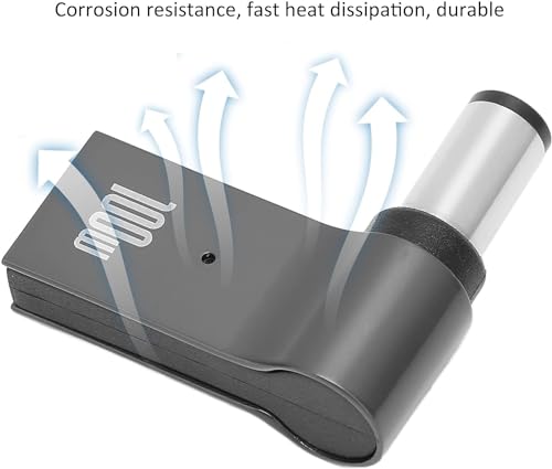 Image of ETZIN USB C To 7.4Mm Laptop Charging Adapter Female Type C To Male DC 7.4 X 5.0Mm Jack Plug Converter 100W PD Power Charger Connector Tips For 06TM1C Latitude Inspiron 14 14R 15 15R 5521 17 17R, Black