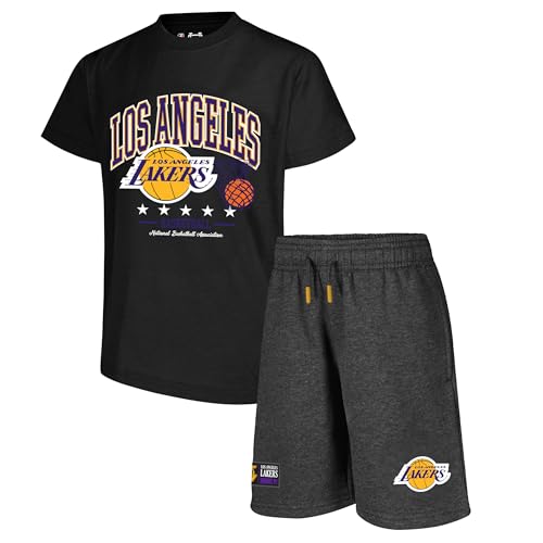 Image of Ultra Game Boys NBA Official Super Soft T-Shirt & Basketball Shorts Set
