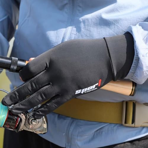 Image of UV Protection Motorcycle Gloves for Men Women - Summer Ice Silk Breathable Non-Slip Riding Gloves with UPF50+ Sun Protection, Summer Wear for Scooty, Bike, Outdoor Activities