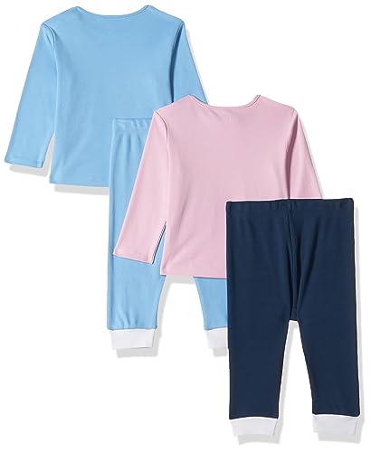 Image of Amazon Brand - Jam & Honey Baby-Boys and Girls 100% Soft & Pure Cotton Long Sleeve Tee with Jogger - Unisex Clothing Set